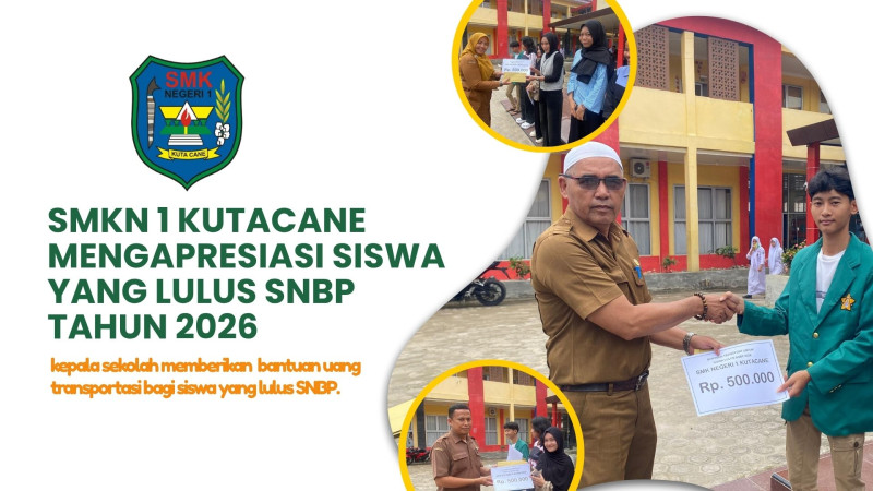 SMKN 1 KUTACANE MENGAPRESIASI SISWA YANG LULUS SNBP Tahun 2026